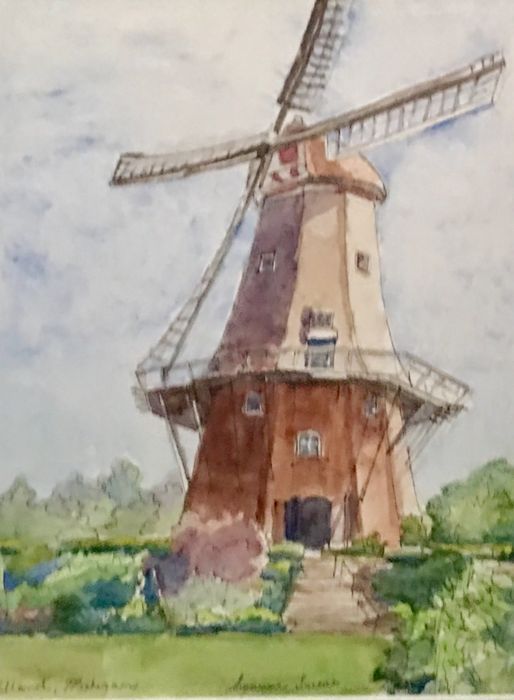 Suzanne Lewis	, <i>	Holland Michigan	, </i>	watercolor	, 	$150	, 	11 x 14