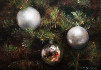 Patt Baldino, "Christmas Tree", oil, 9x12, $950
