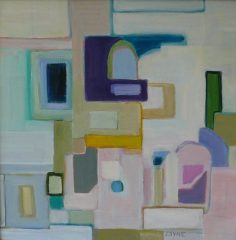 Layne Marholin, "Depot", oil, 18x18, $1,100