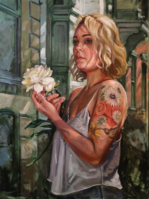 Brian McClear, "Gabrielle", Oil on Canvas, 40x30, $3,800