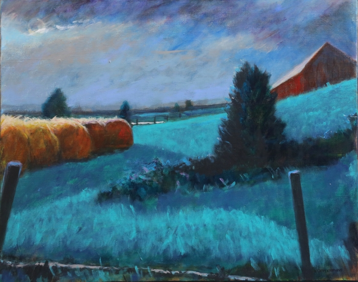 Diana Suttenfield, "Nocturne", acrylic, 24x30, $1,200