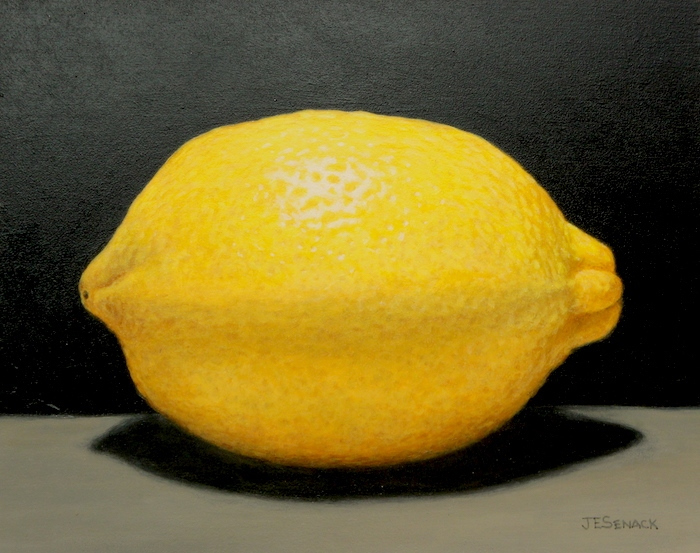 J.Elaine Senack, "Lemon Fresh", acrylic, $650