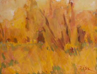 Jane Zisk, "Autumn Marsh", acrylic, $500