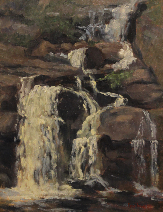 Cean Youngs, "Song of the Waterfalls", oil, $5,000