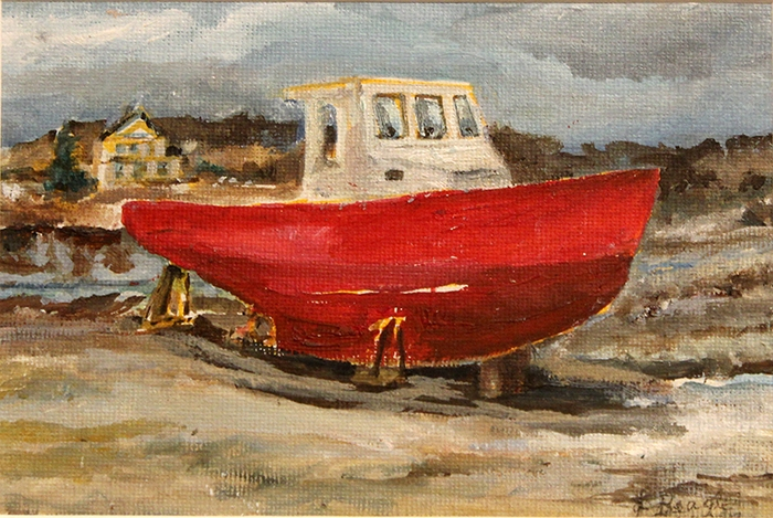 Beagle Linda The Red Boat