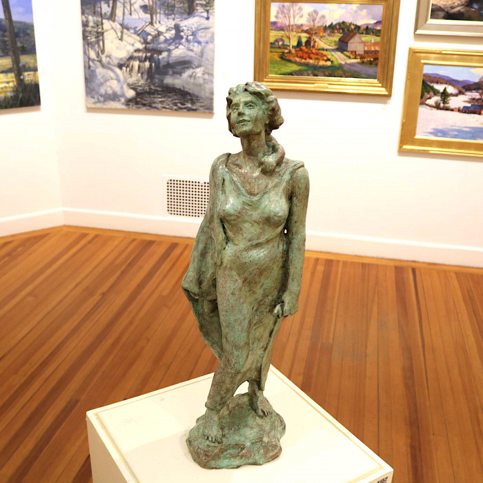 Serena Bates, "Green Goddess", hydrocal, $1,800, 24x6x7"
