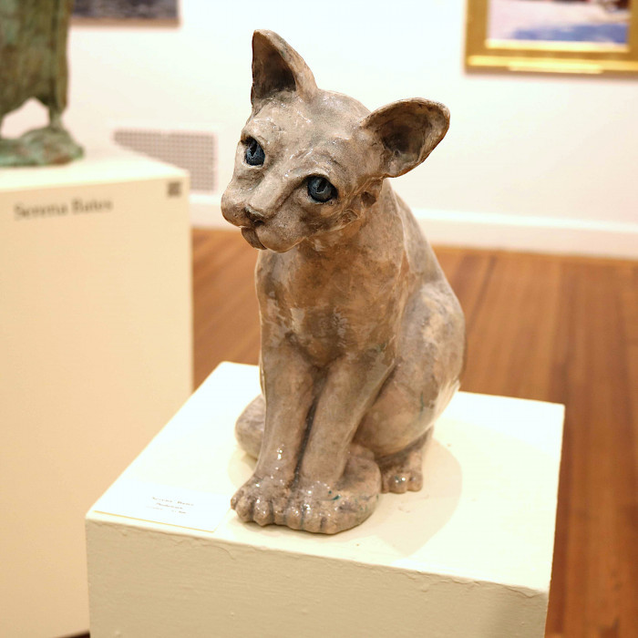 Serena Bates, "Padawan", ceramic, $1,800, 18x12x1"