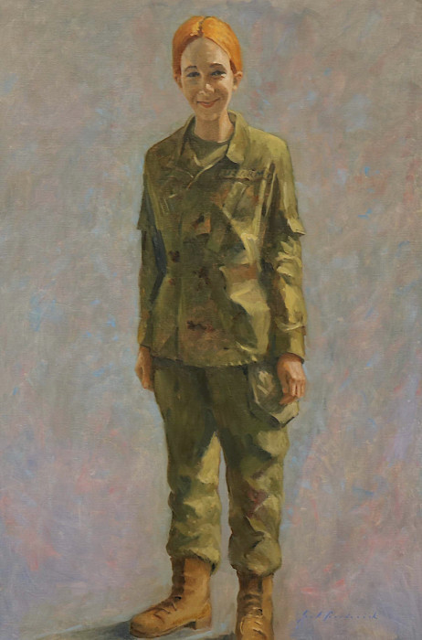 Jack Broderick, "Sophia", oil, $4,200, 36x24"