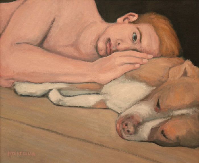 Michael Centrella, "Sleeping Dog Lie (4)", oil, $2,800, 20x24"