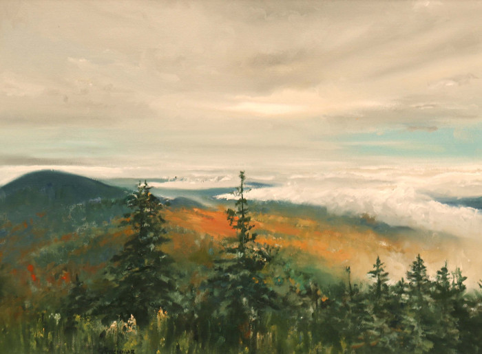 Faripour Forouhar, "Pilo Peak", oil, $2,000, 18x24"