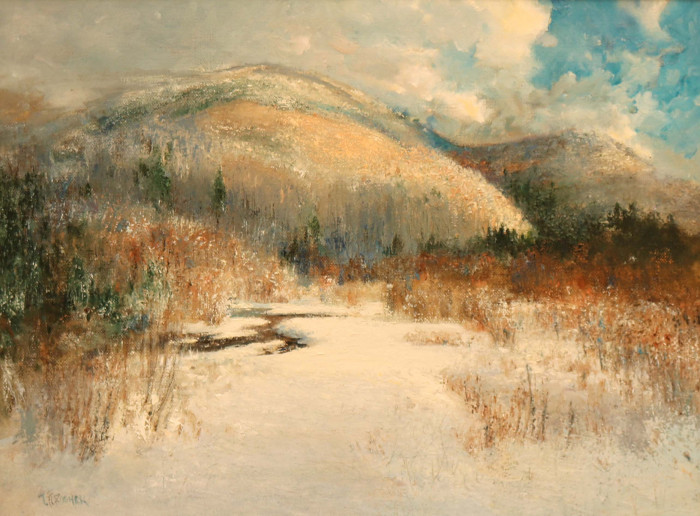 Faripour Forouhar, "Spring Coming, Killington ", oil, $2,200, 18x24"