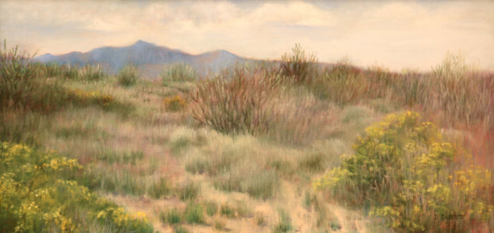 Donna Gilberto, "Desert Landscape", oil, $3,800