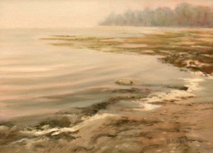 Donna Gilberto, "Ebb Tide", oil, 12 x 16", $1,200