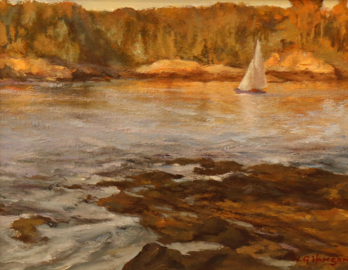 Bill Hanson, "Sea Breeze", oil, 11 x 14", $1,200