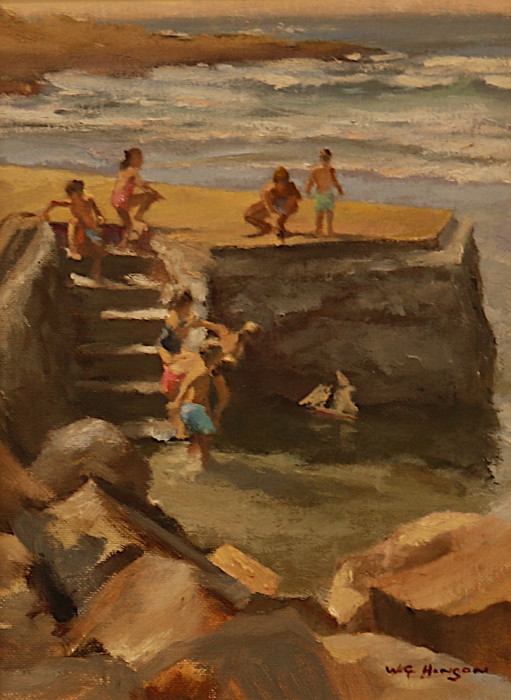 Bill Hanson, "Sea Treasure", oil, 9 x 12", $1,200