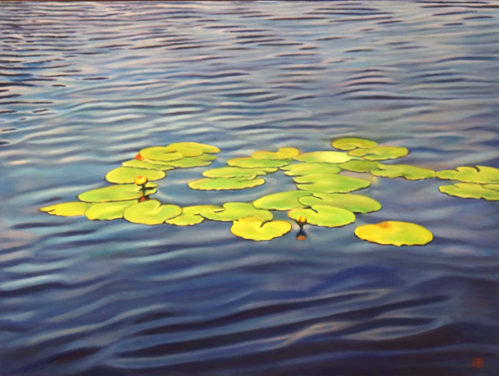 Melissa Imossi, "Gently Sway", oil, $3,000, 30x40"