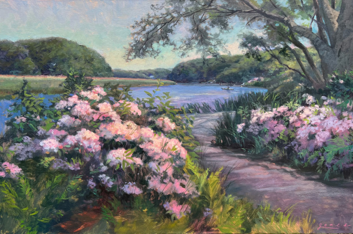 Jaqueline Jones, "Halcyon Summer", oil, $6,500, 20x30"