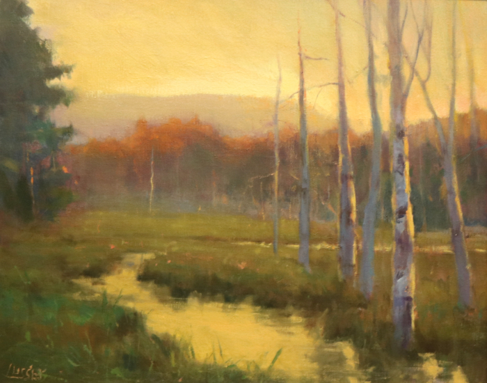 Barbara Lussier, "Early Morning Light," oil, 16x20", $2,200