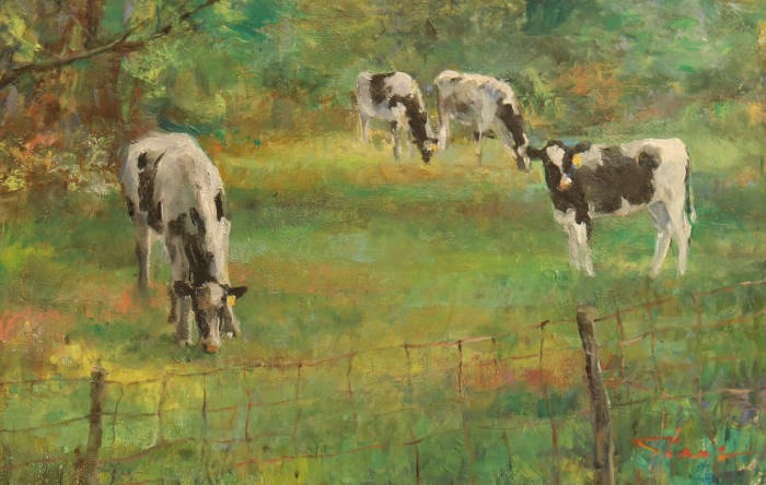 Shauna Shane, "Summer Pasture", oil, $1,100, 15x23"