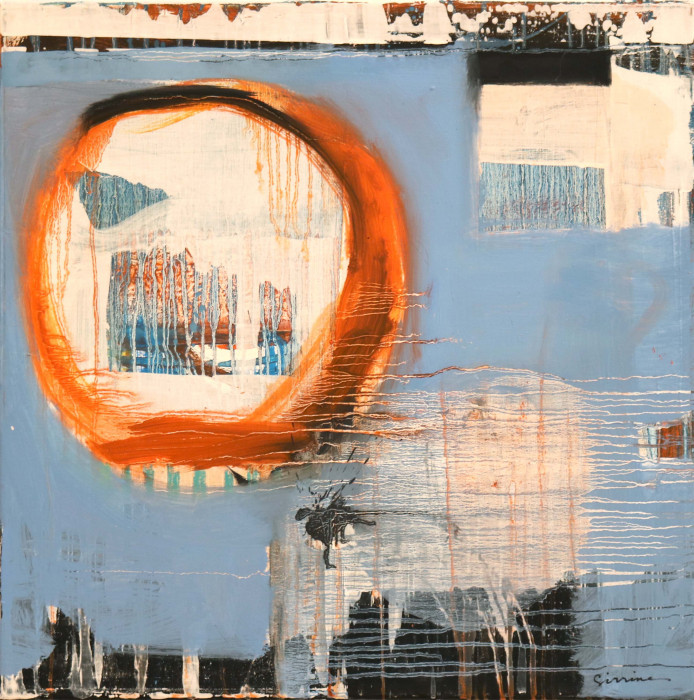 Dennis Sirrine, "Once in a Blue Moon", oil, $3,500, 24x24"