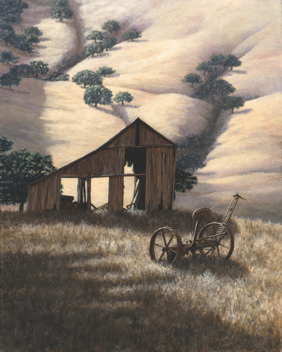 Len Swec, "Not in Service", acrylic, $2,500, 20x16"