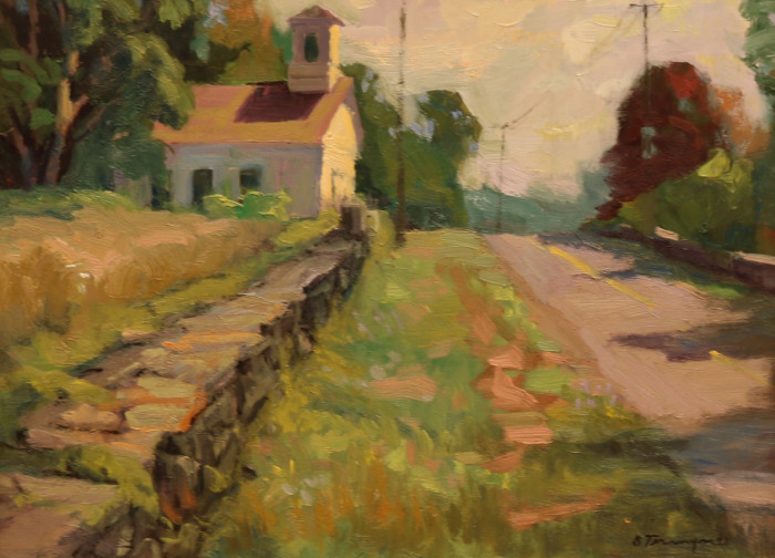 Susan Termyn, "Grassy Hill, June", oil, $1,800, 12x16"