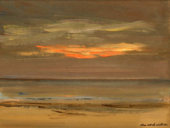 Nelson  White, "Sunset Sea and Sky", oil, $2,500, 9x12"