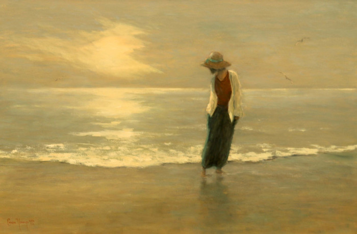 Cean Youngs, "In the Sounds of Silence", oil, $14,500, 24 x 36"