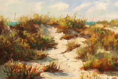 John S. Caggiano, "Beach Summit", oil, $1,975, 12x16"