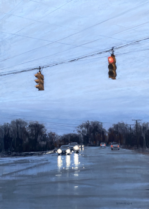 Quinn-Munson, Deborah, Stop and Go, Pastel , $1900, 24x16"