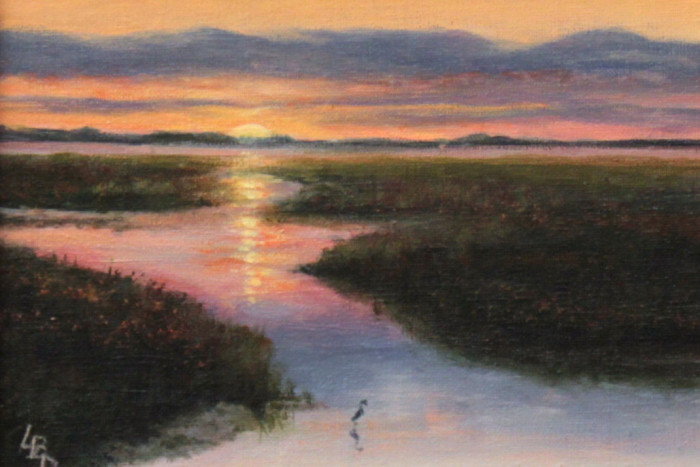 DeStefanis, Linda Boisvert, Sleepy Marsh, Oil, $375, 5x7"