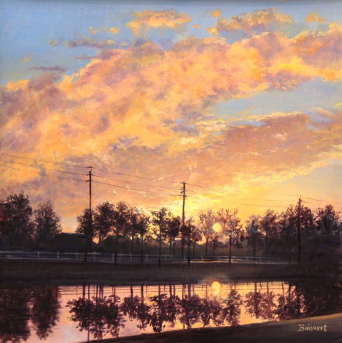 DeStefanis, Linda Boisvert, Evening Glow, Oil, $750, 12x12"