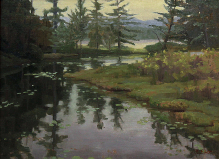 Eder, Eileen, Mountain Pond, Oil, $1500, 12x16"