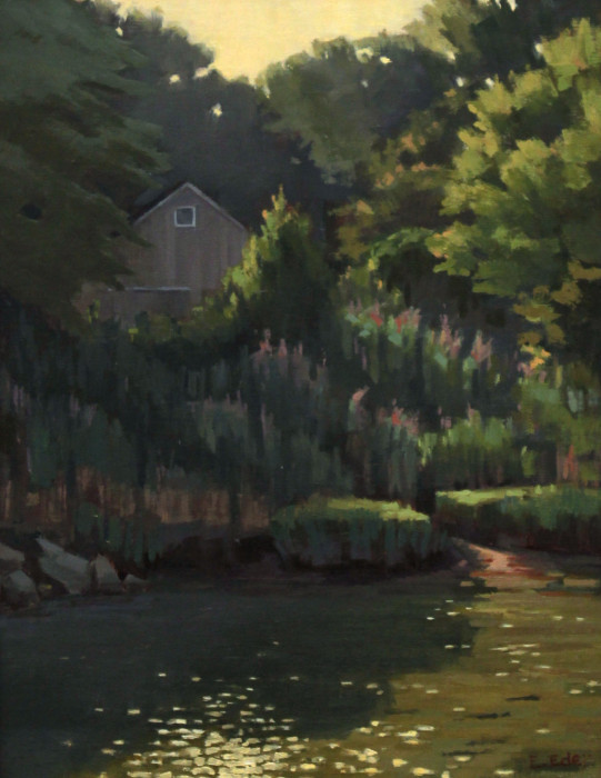 Eder, Eileen, East River Bank, Oil, $1200, 11x14"