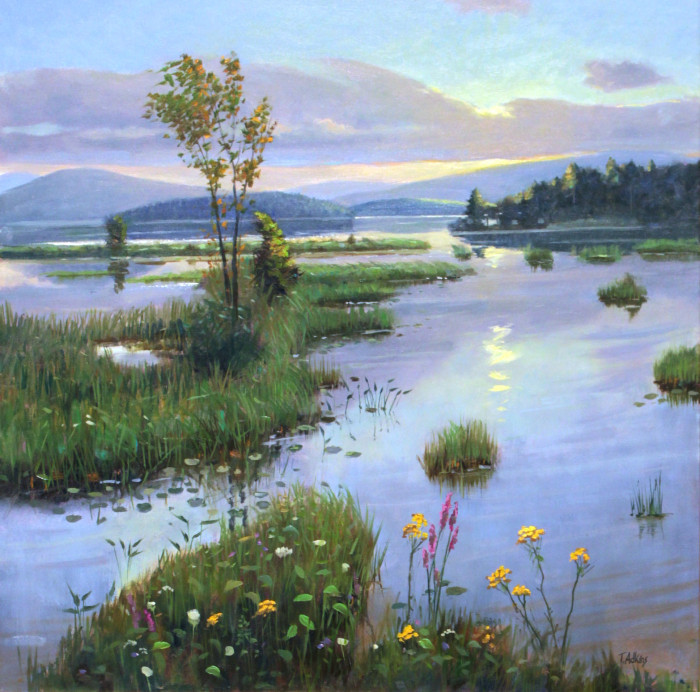 Adkins, Thomas, Maple Marsh, Oil, $4600, 24x24"