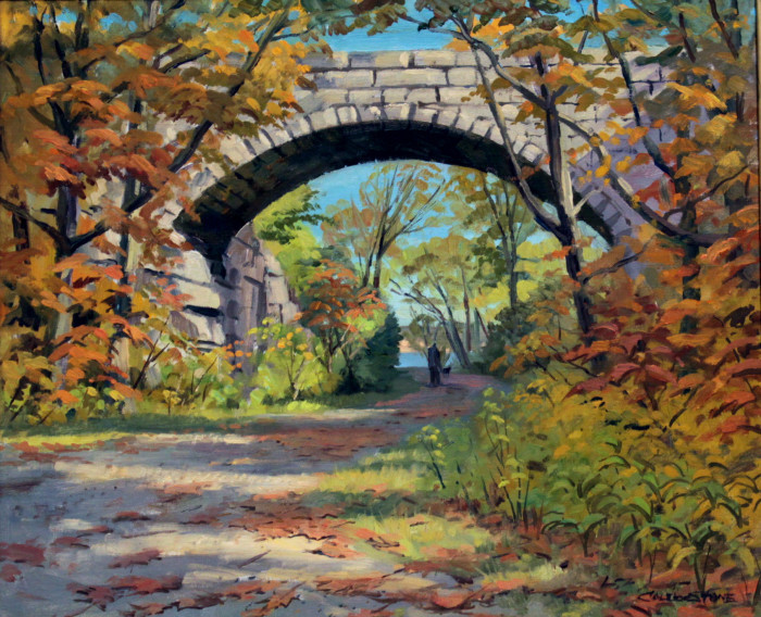 Stone, Caleb, Key Stone Bridge, Oil, $4500, 20x24"