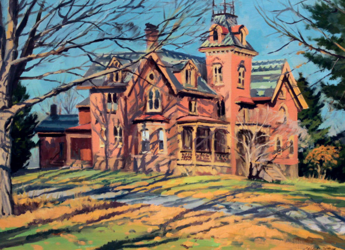 Stone, Caleb, The Old Victorian, Oil, $4200, 18x24"