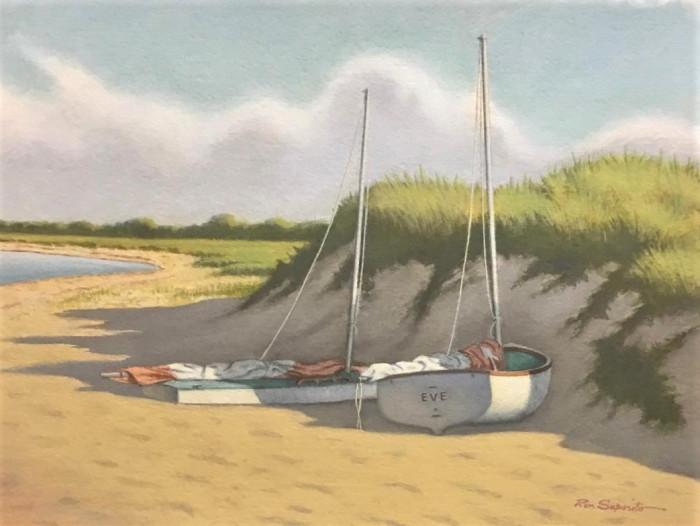 Saporito, Ron, Beached, WC/ Acrylic, $950, 10x14"