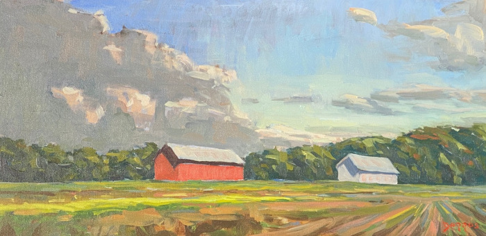 Dorros, Ken, Shifting Wind, Oil, $1450, 12x24"