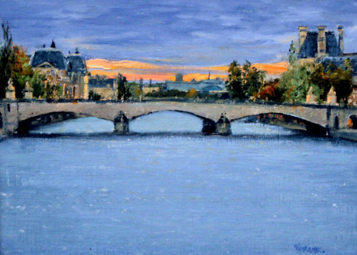 Forouhar, Faripour, Paris, Oil, $1200, 12x16"
