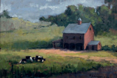 Schwager, Matthew, Early Morning Grazing, Oil on Panel, $850, 9x12"