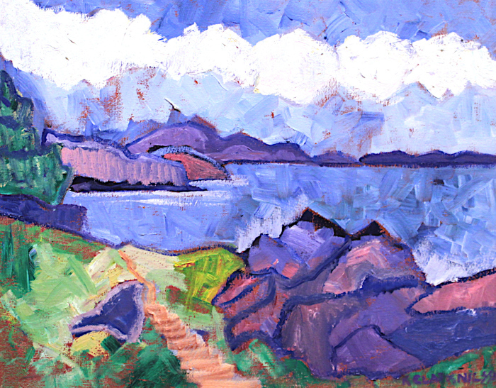 Clark-Nilsson-Katherine-Iceberg-Point-Lopez-Island-WA-oil-850-16x20
