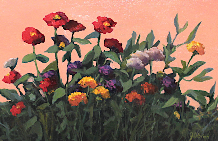 O'Brien-Jeann-Marigolds-in-Evening-Light-oil-675-12x18