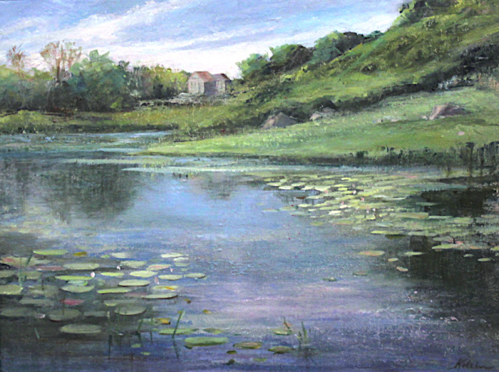 Kotchen-Deborah-Lily-Pads-oil-1200-25x21