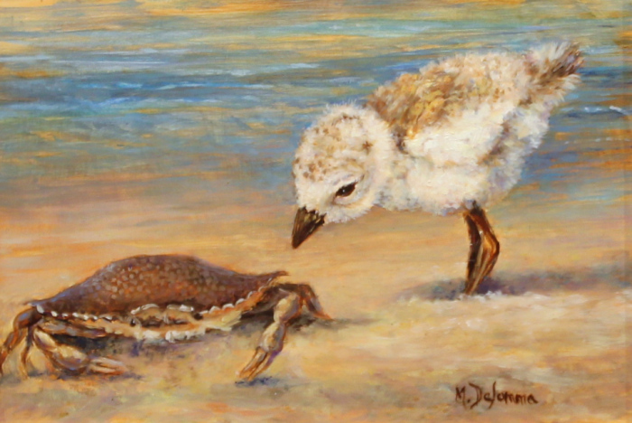 Desomma-Mally-Close-Encounters-of-the-Crab-Kind-oil-335-8x11