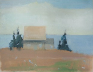 Luckey, Ariane, "Land's End", Oil on Canvas, $1,200, 17x21"