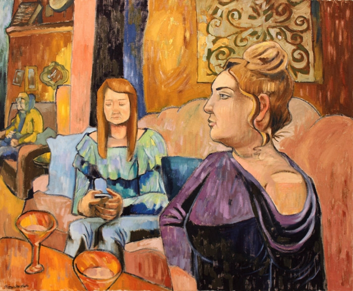 Comforti Two Women in Coffee Shop
