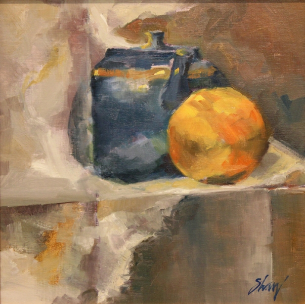 Shaw Blue Teapot