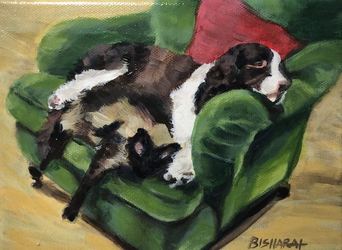 Bisharat_Dawn_TheRoyals_acrylic_6x8_325