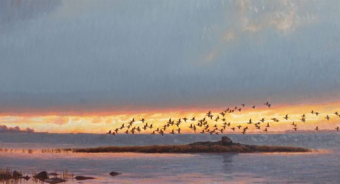 Murtha_Sean_BrantAtDawn_oil_22x40_2000